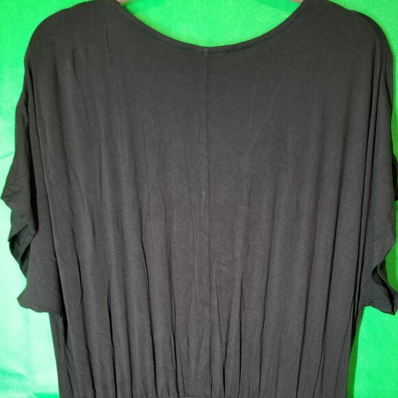 Lane Bryant Dolman Short Sleeve V Neck Tie Dye Maxi Dress Women's Size 14/16 NWT - Picture 6 of 11